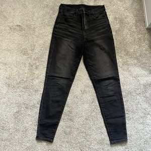 Black American Eagle Skinny Jeans